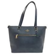 Coach Pre-owned Pre-owned Tyg totevskor Blue, Dam