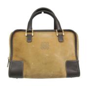 Loewe Pre-owned Pre-owned Tyg handvskor Beige, Dam