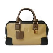 Loewe Pre-owned Pre-owned Tyg handvskor Beige, Dam