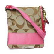 Coach Pre-owned Pre-owned Tyg axelremsvskor Multicolor, Dam