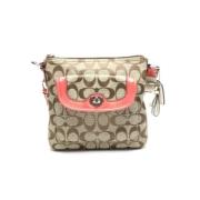 Coach Pre-owned Pre-owned Tyg axelremsvskor Multicolor, Dam