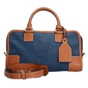 Loewe Pre-owned Pre-owned Tyg axelremsvskor Blue, Dam