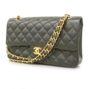 Chanel Vintage Pre-owned Tyg chanel-vskor Black, Dam