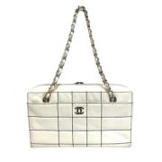 Chanel Vintage Pre-owned Tyg chanel-vskor Beige, Dam