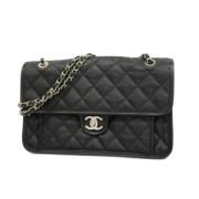 Chanel Vintage Pre-owned Laeder chanel-vskor Black, Dam