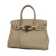 Hermès Vintage Pre-owned Tyg chanel-vskor Beige, Dam