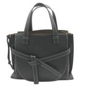 Loewe Pre-owned Pre-owned Tyg handvskor Black, Dam