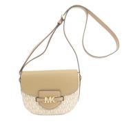 Michael Kors Pre-owned Pre-owned Tyg axelremsvskor Beige, Dam