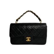 Chanel Vintage Pre-owned Laeder handvskor Black, Dam