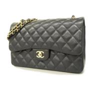 Chanel Vintage Pre-owned Tyg chanel-vskor Black, Dam