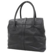 Chanel Vintage Pre-owned Laeder axelremsvskor Black, Dam