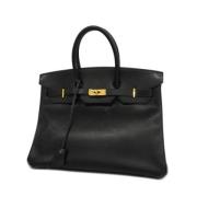 Hermès Vintage Pre-owned Tyg handvskor Black, Dam