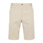 PT Torino Beige Bomull Bermuda Shorts Beige, Herr