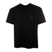 JW Anderson Ankare Broderi Baktryck T-shirt Black, Herr