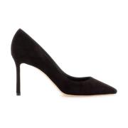 Jimmy Choo Suede Romy 85 Pointed-Toe Pumps Brown, Dam