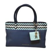 Trussardi Eco Läder Toteväska för Kvinnor Blue, Dam