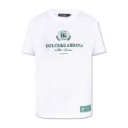 Dolce & Gabbana T-shirt med tryck White, Herr