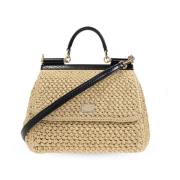 Dolce & Gabbana Axelväska Sicily Beige, Dam