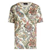 Etro Casual X0820 T-shirt Multicolor, Dam