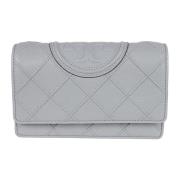 Tory Burch Mjuk Kedjeplånbok Gray, Dam