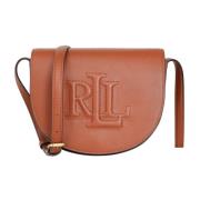 Ralph Lauren Medium Witley Läder Axelväska Brown, Dam