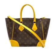 Louis Vuitton Vintage Pre-owned Tyg louis-vuitton-vskor Brown, Dam