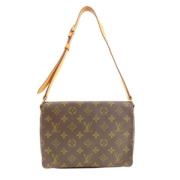 Louis Vuitton Vintage Pre-owned Canvas axelremsvskor Brown, Dam