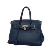 Hermès Vintage Pre-owned Tyg handvskor Blue, Dam