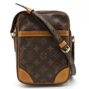 Louis Vuitton Vintage Pre-owned Canvas axelremsvskor Brown, Dam