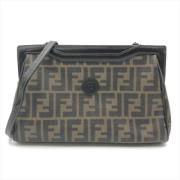 Fendi Vintage Pre-owned Canvas fendi-vskor Green, Dam