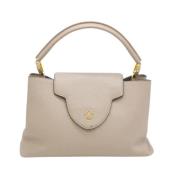 Louis Vuitton Vintage Pre-owned Tyg louis-vuitton-vskor Beige, Dam