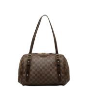 Louis Vuitton Vintage Pre-owned Tyg louis-vuitton-vskor Brown, Dam