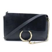 Chloé Pre-owned Pre-owned Tyg crossbodyvskor Black, Dam