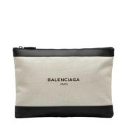 Balenciaga Vintage Pre-owned Tyg balenciaga-vskor Beige, Dam