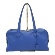 Hermès Vintage Pre-owned Tyg handvskor Blue, Dam