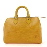 Louis Vuitton Vintage Pre-owned Tyg louis-vuitton-vskor Yellow, Dam