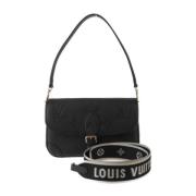 Louis Vuitton Vintage Pre-owned Tyg louis-vuitton-vskor Black, Dam