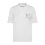 John Richmond Herr Polo Skjorta Klassisk Stil White, Herr