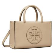 Tory Burch Mini Toteväska med Magnetisk Stängning Beige, Dam