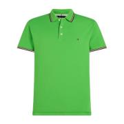 Tommy Hilfiger 1985 RWB Tipped Slim Polo Shirt Green, Herr