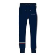 Tommy Hilfiger Global Stripe Sweatpants för Män Blue, Herr