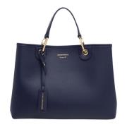 Emporio Armani Justerbar Toteväska med Magnetlås Blue, Dam