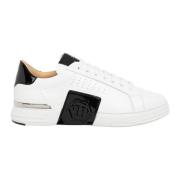 Philipp Plein Hexagon Lo-Top Sneakers Enfärgad Snörning White, Herr