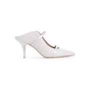 Malone Souliers Elegant Nappa Läderklackar White, Dam