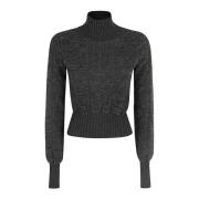 MM6 Maison Margiela Stilren Pullover Sweater Gray, Dam