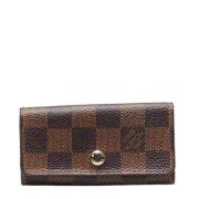 Louis Vuitton Vintage Pre-owned Laeder nyckelhllare Brown, Dam