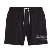 Karl Lagerfeld Herr Badbyxor Hotel Short Boardshorts Black, Herr