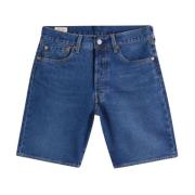 Levi's Originala Bermuda Shorts i Blå Blue, Herr