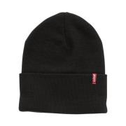 Levi's Mäns Beanie Mössa Black, Herr