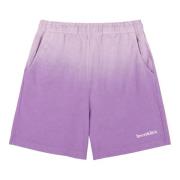 Sporty & Rich Logo Broderade Gym Shorts Purple, Herr